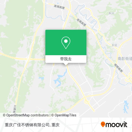 重庆广佳不锈钢有限公司地图