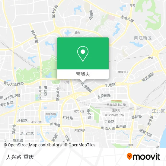 人兴路地图