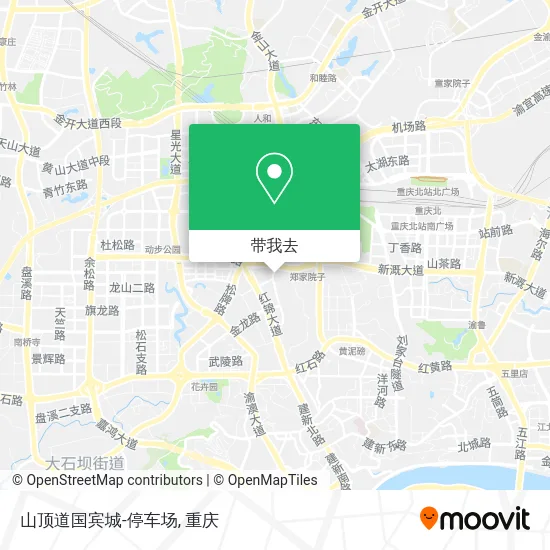 山顶道国宾城-停车场地图