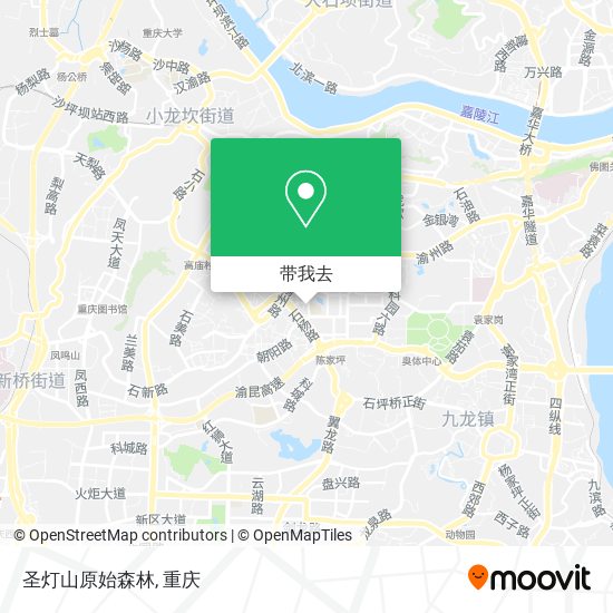 圣灯山原始森林地图