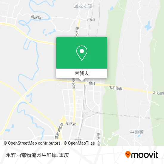 永辉西部物流园生鲜库地图
