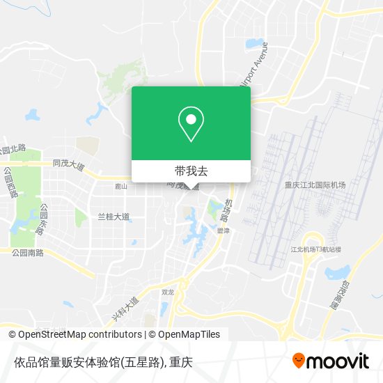 依品馆量贩安体验馆(五星路)地图