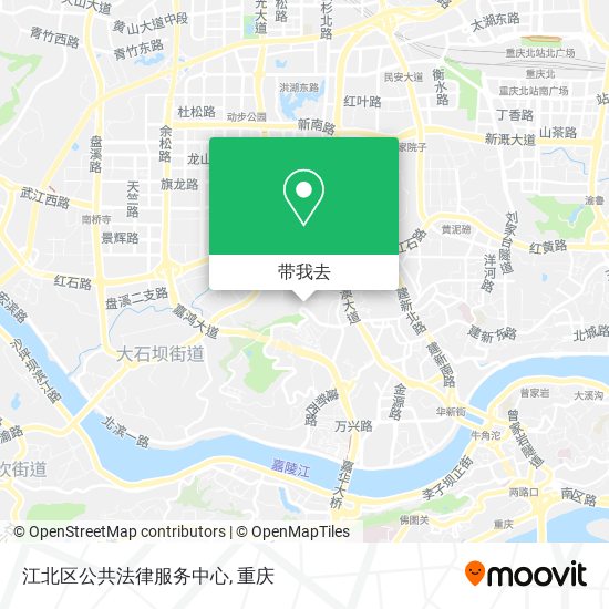 江北区公共法律服务中心地图