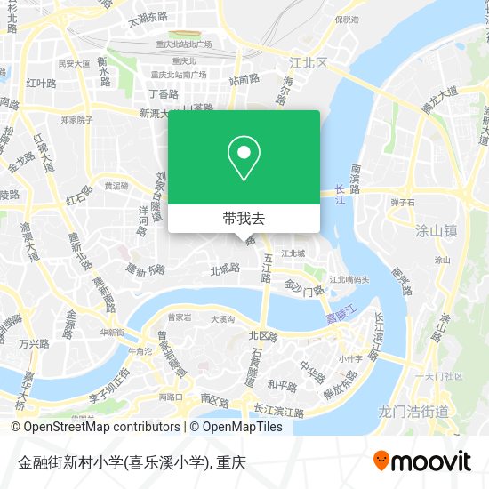 金融街新村小学(喜乐溪小学)地图