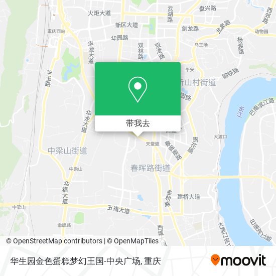 华生园金色蛋糕梦幻王国-中央广场地图