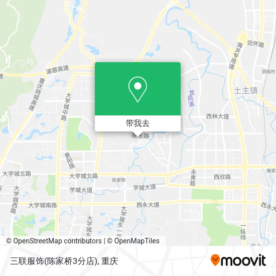 三联服饰(陈家桥3分店)地图