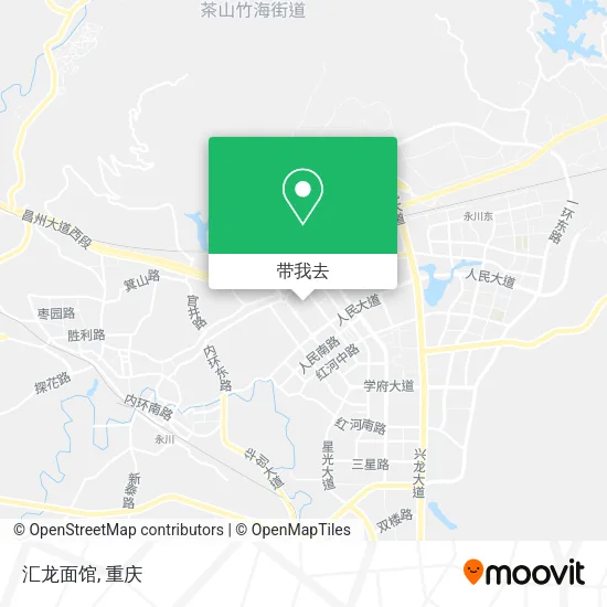 汇龙面馆地图