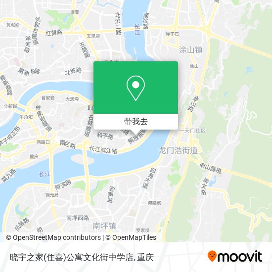 晓宇之家(住喜)公寓文化街中学店地图