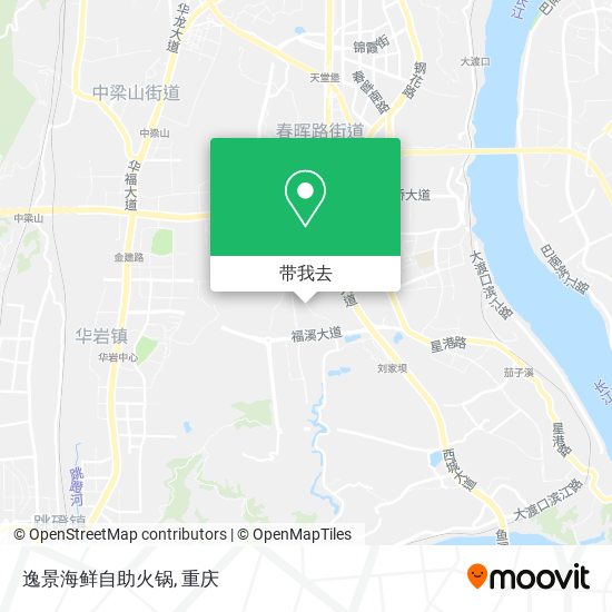 逸景海鲜自助火锅地图