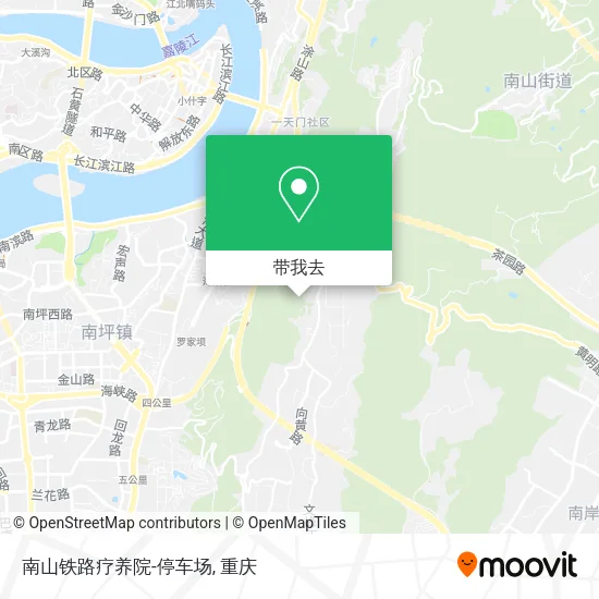 南山铁路疗养院-停车场地图