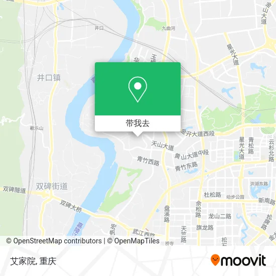 艾家院地图