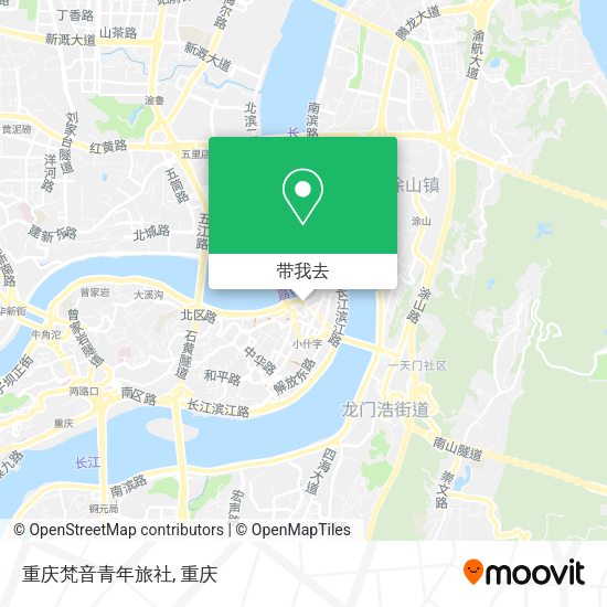 重庆梵音青年旅社地图