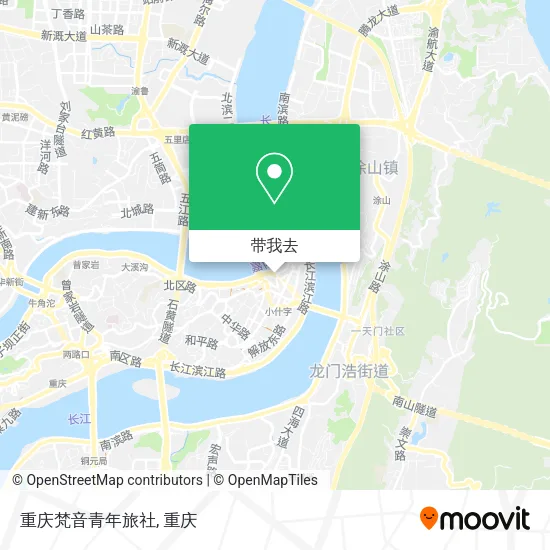 重庆梵音青年旅社地图