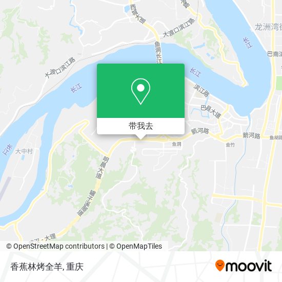 香蕉林烤全羊地图