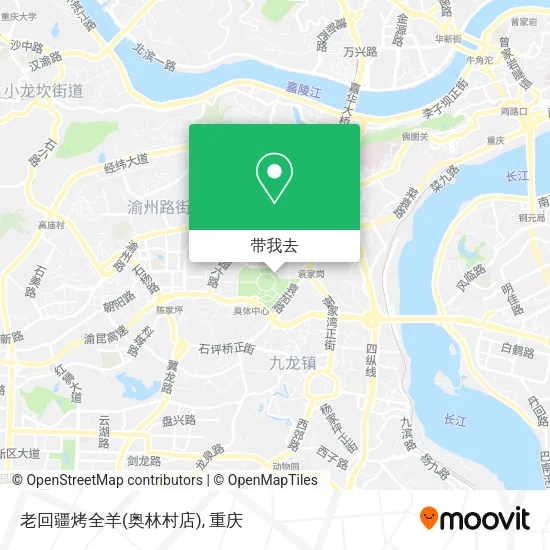 老回疆烤全羊(奥林村店)地图