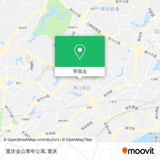重庆金山青年公寓地图