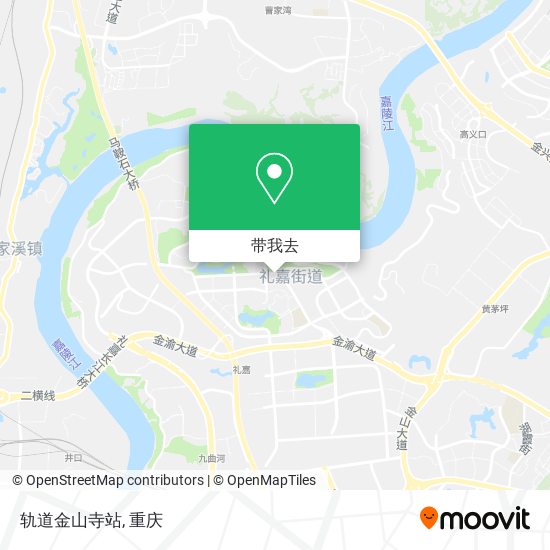 轨道金山寺站地图