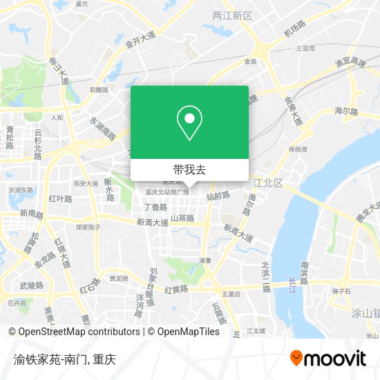渝铁家苑-南门地图
