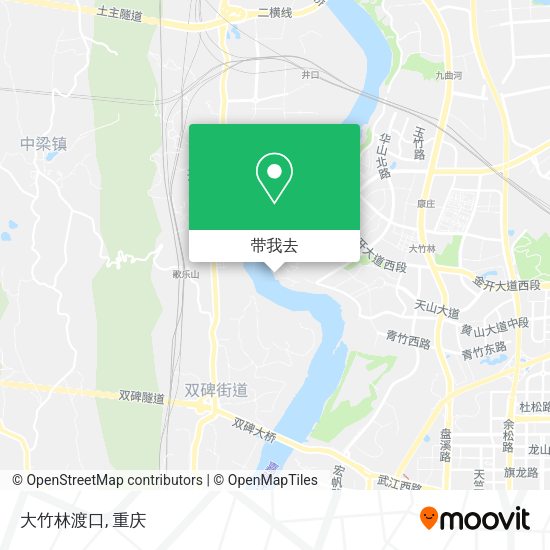 大竹林渡口地图