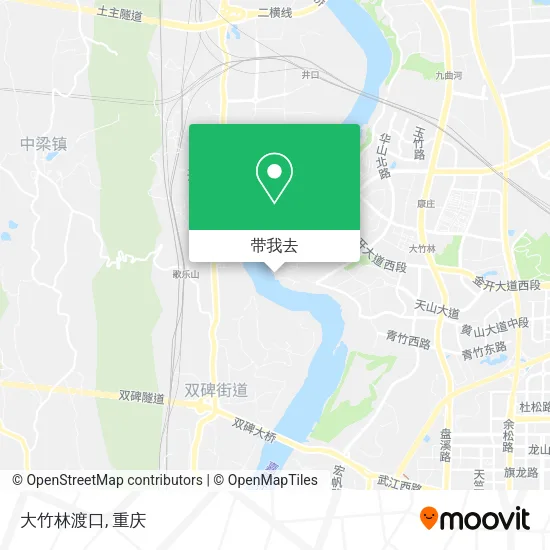 大竹林渡口地图