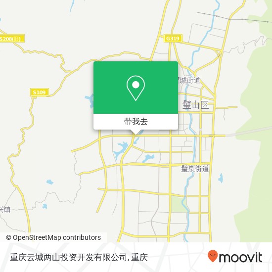 重庆云城两山投资开发有限公司地图