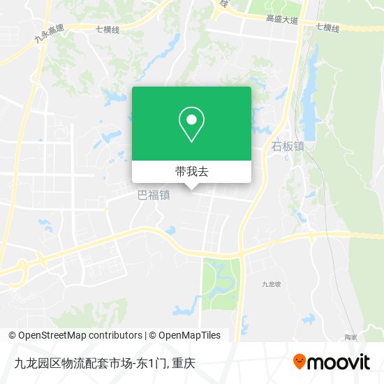 九龙园区物流配套市场-东1门地图