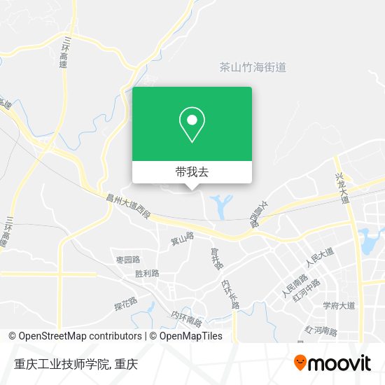 重庆工业技师学院地图