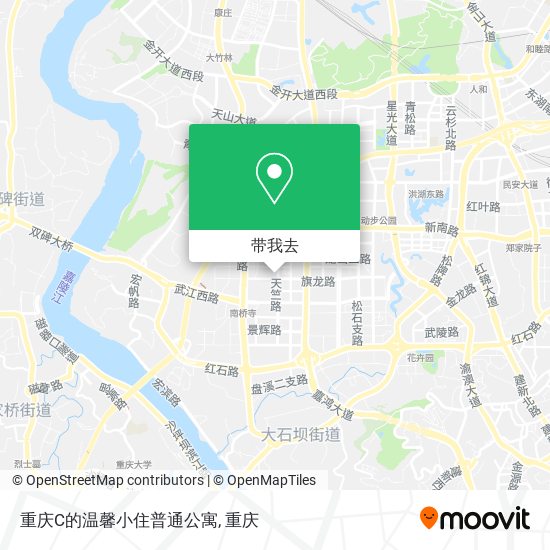 重庆C的温馨小住普通公寓地图