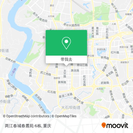 两江春城春麓苑-6栋地图