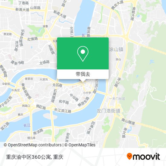 重庆渝中区360公寓地图