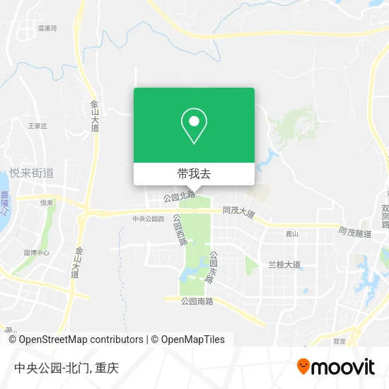 中央公园-北门地图