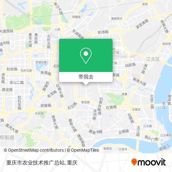 重庆市农业技术推广总站地图