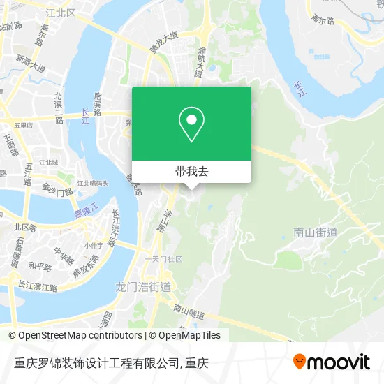 重庆罗锦装饰设计工程有限公司地图