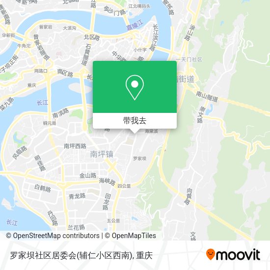 罗家坝社区居委会(辅仁小区西南)地图