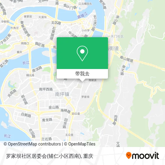 罗家坝社区居委会(辅仁小区西南)地图