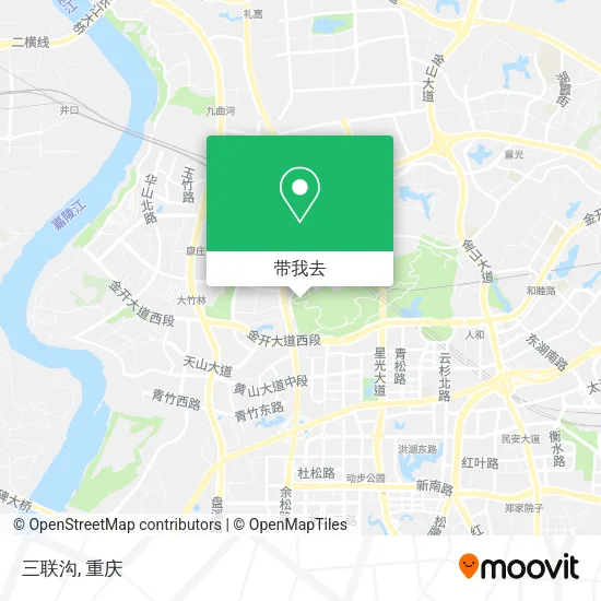 三联沟地图