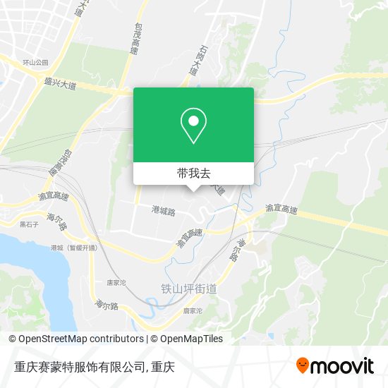 重庆赛蒙特服饰有限公司地图