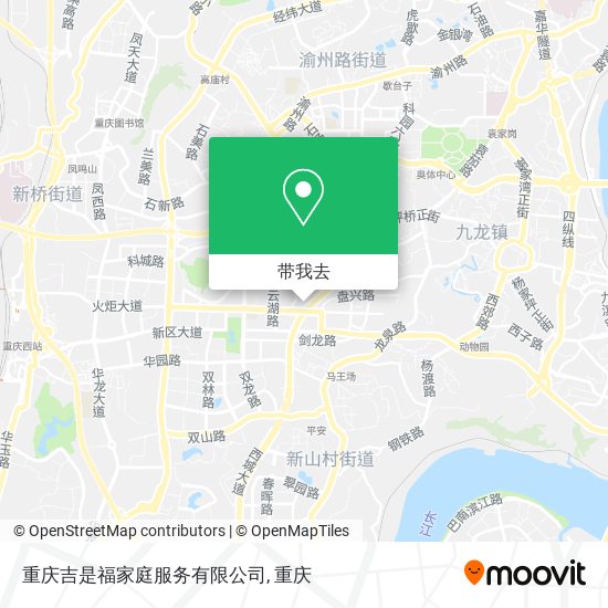重庆吉是福家庭服务有限公司地图