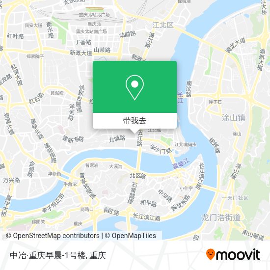 中冶·重庆早晨-1号楼地图