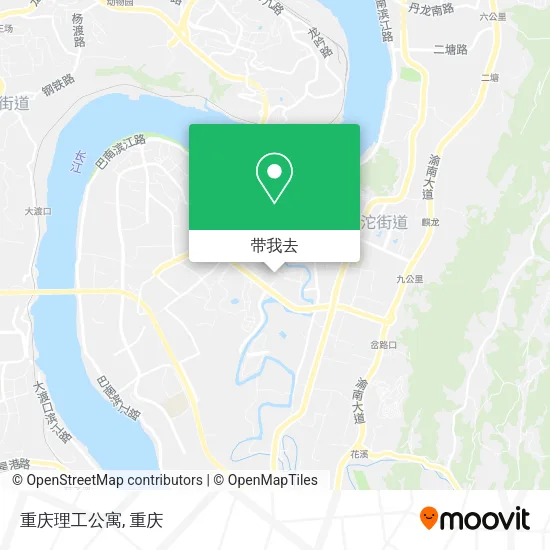重庆理工公寓地图