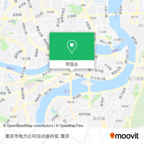 重庆市电力公司信访接待室地图