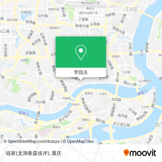 链家(龙湖春森彼岸)地图