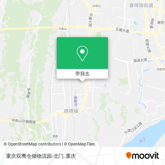重庆双鹰仓储物流园-北门地图