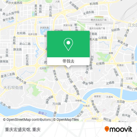 重庆宏盛宾馆地图