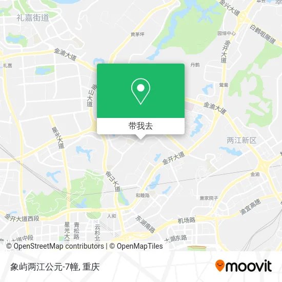 象屿两江公元-7幢地图