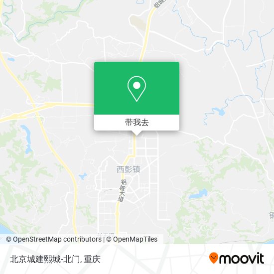 北京城建熙城-北门地图