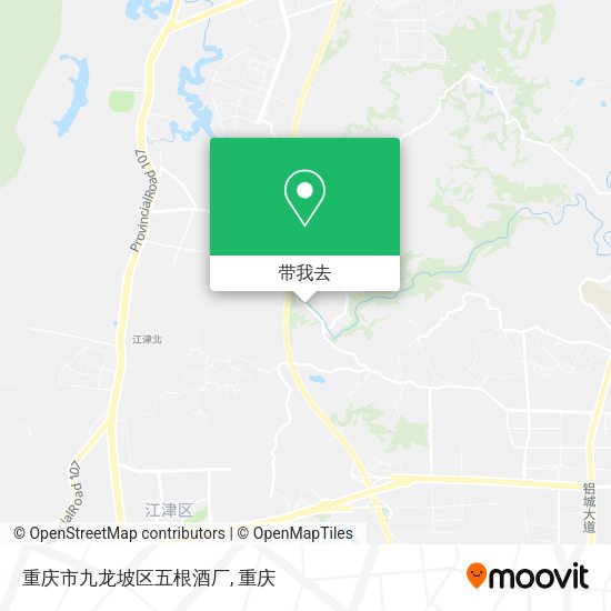 重庆市九龙坡区五根酒厂地图