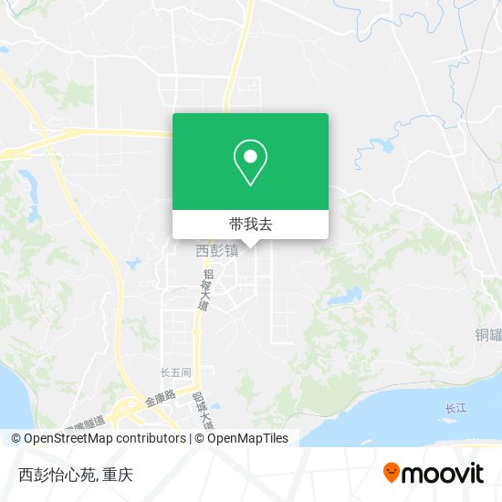 西彭怡心苑地图