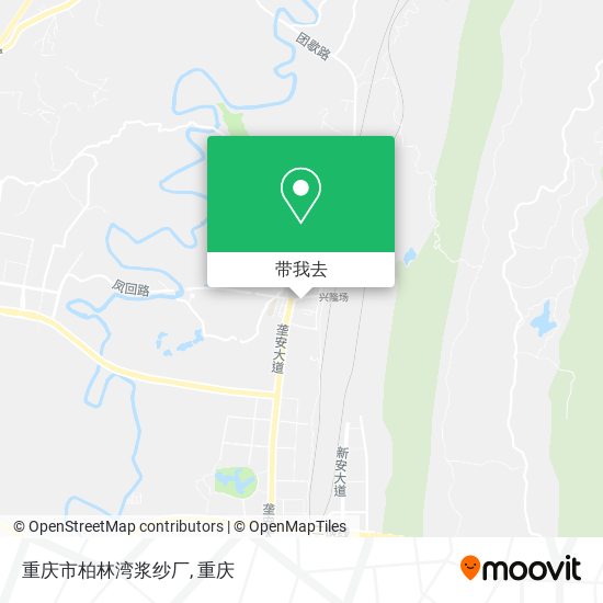 重庆市柏林湾浆纱厂地图