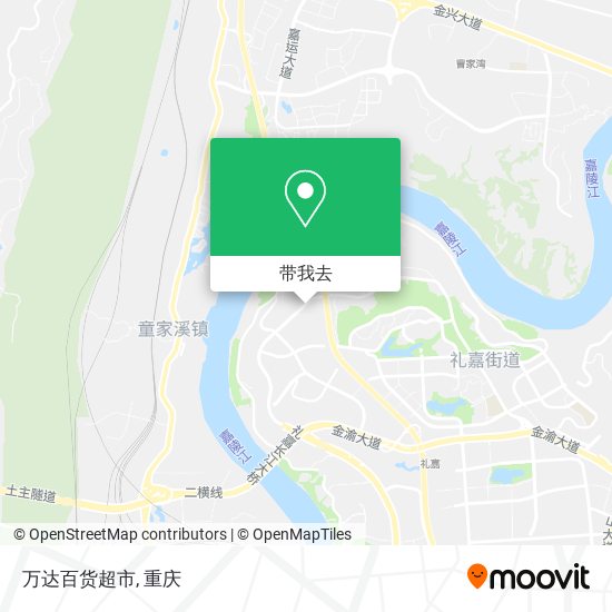 万达百货超市地图